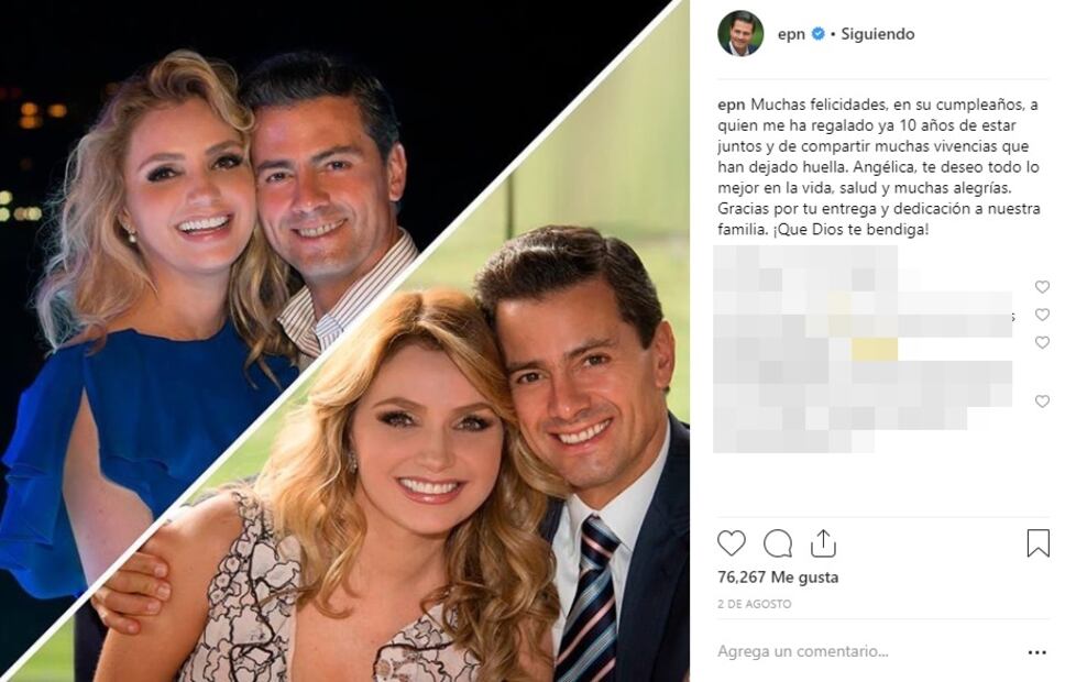 Así han cambiado los mensajes de amor entre EPN y Angélica Rivera con los años