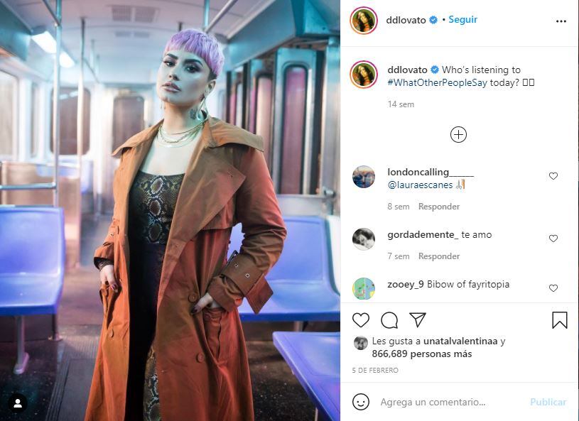 Demi Lovato se declara persona del género no binario