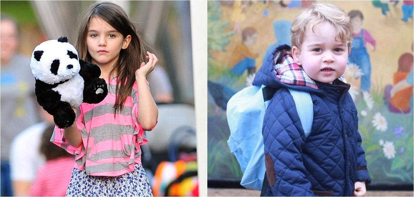 Suri Cruise y el príncipe George imponen moda con cada outfit a nivel mundial. (Fotos: Archivo y Especial/Tomadas de Pop Sugar)