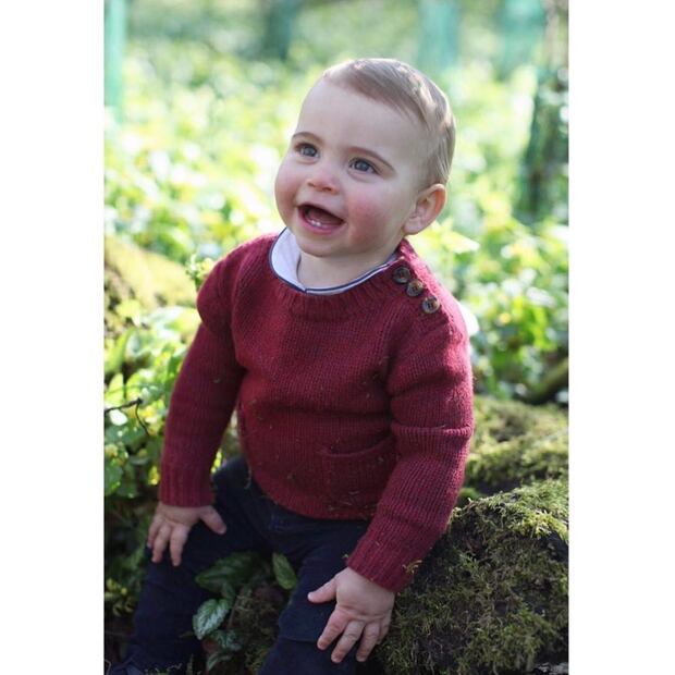 Nuevas y tiernas fotografías del príncipe Louis, hijo de William y Kate Middleton 