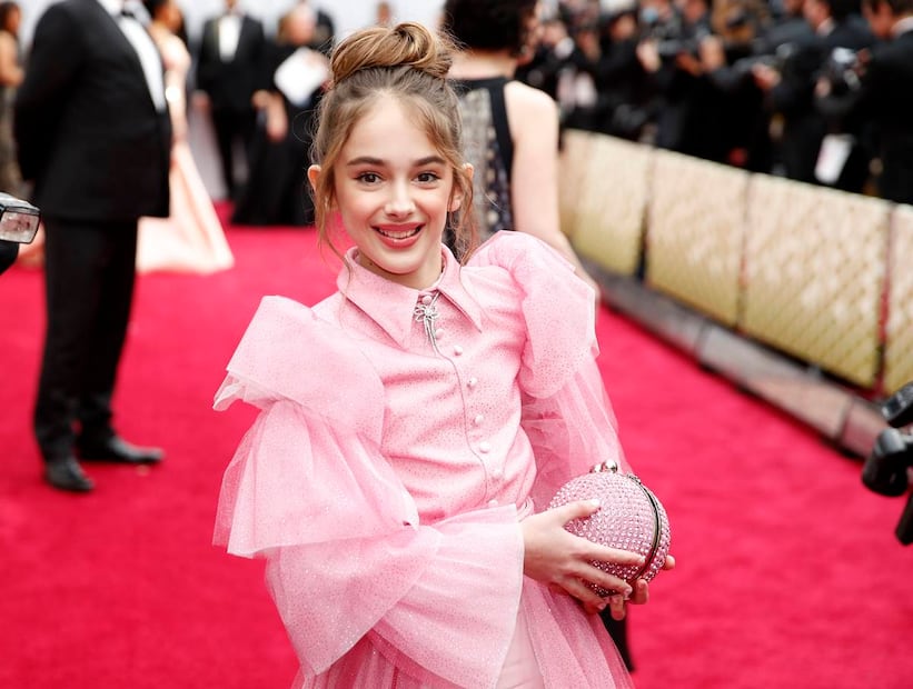 La actriz Julia Butters llevó un sandwich de pavo a la gala del Oscar