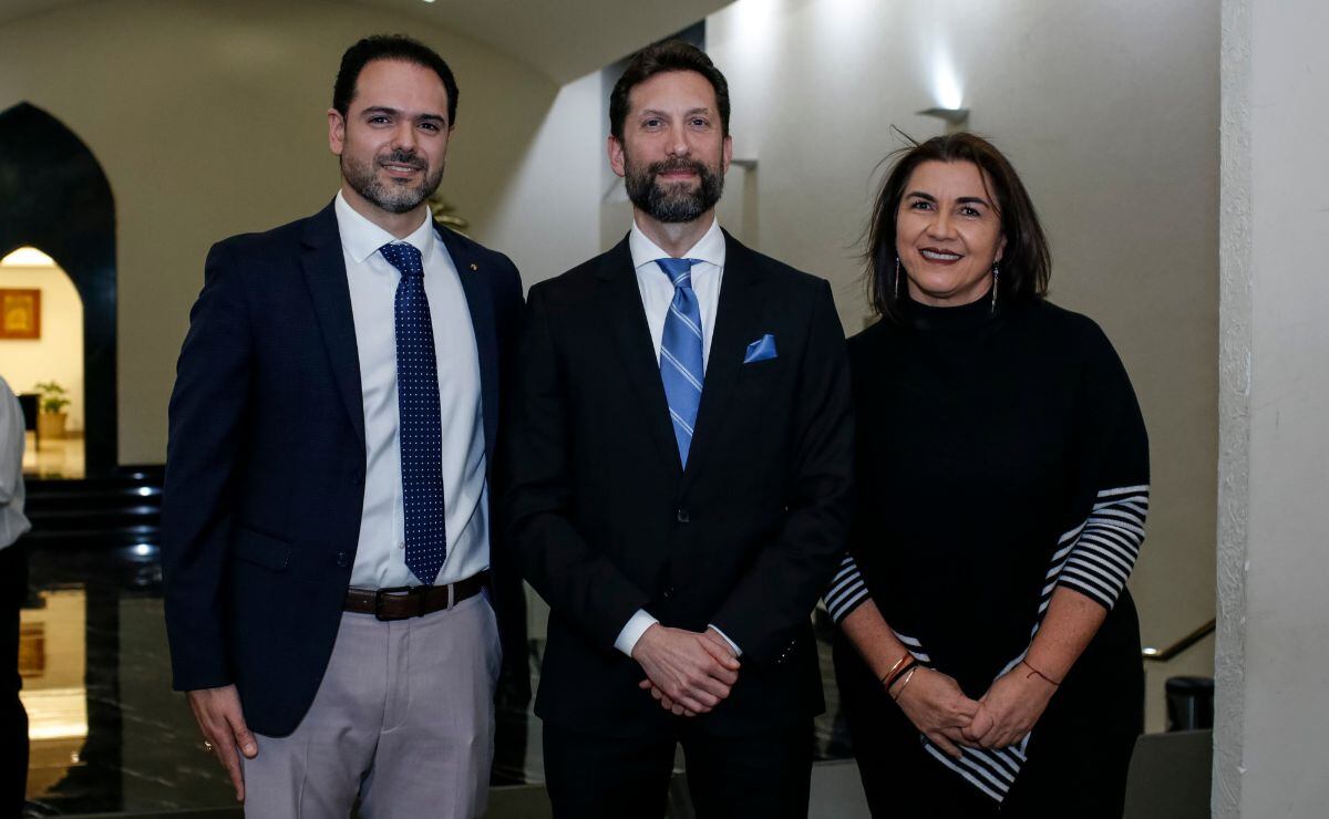 Jorge Luis Rivera Kuri, George El Jallad y Diana Abdalá / Foto: Esteban Torreblanca