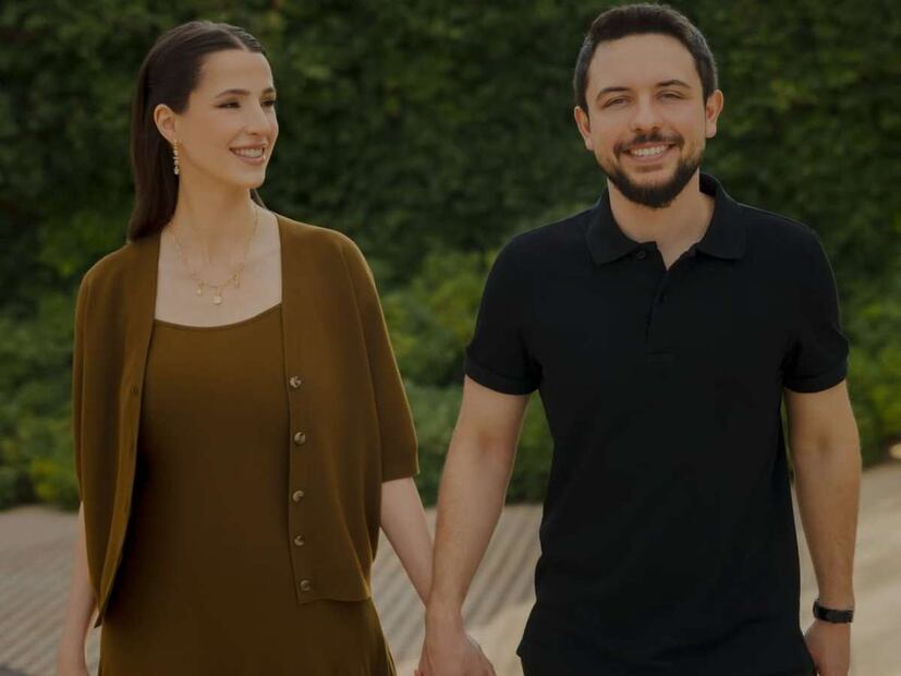 El príncipe Hussein y la princesa Rajwa de Jordania / Foto: Instagram @alhusseinjo