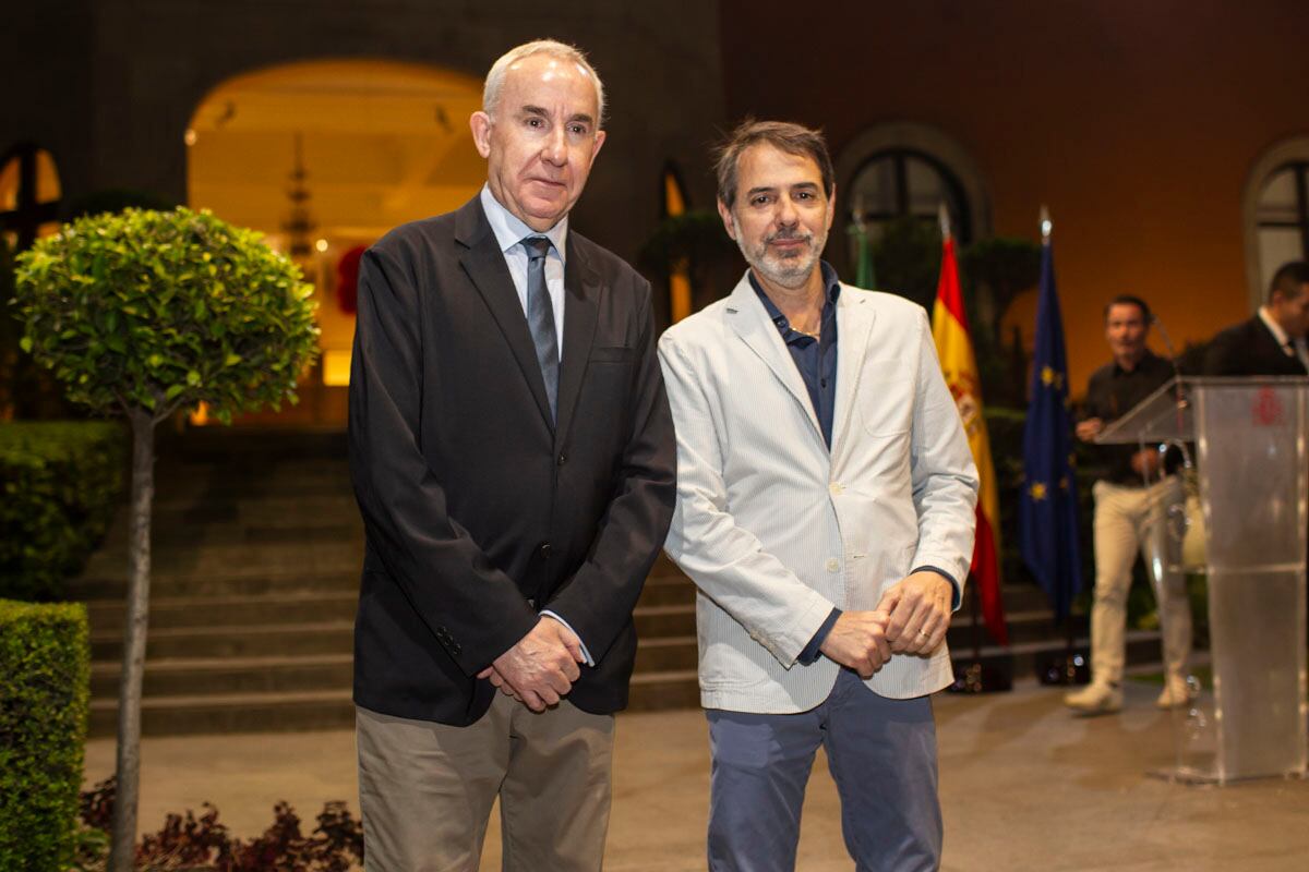 Fernando Villalba Torres y el embajador de España en México, Juan Duarte. (Foto: Esteban Torreblanca)
