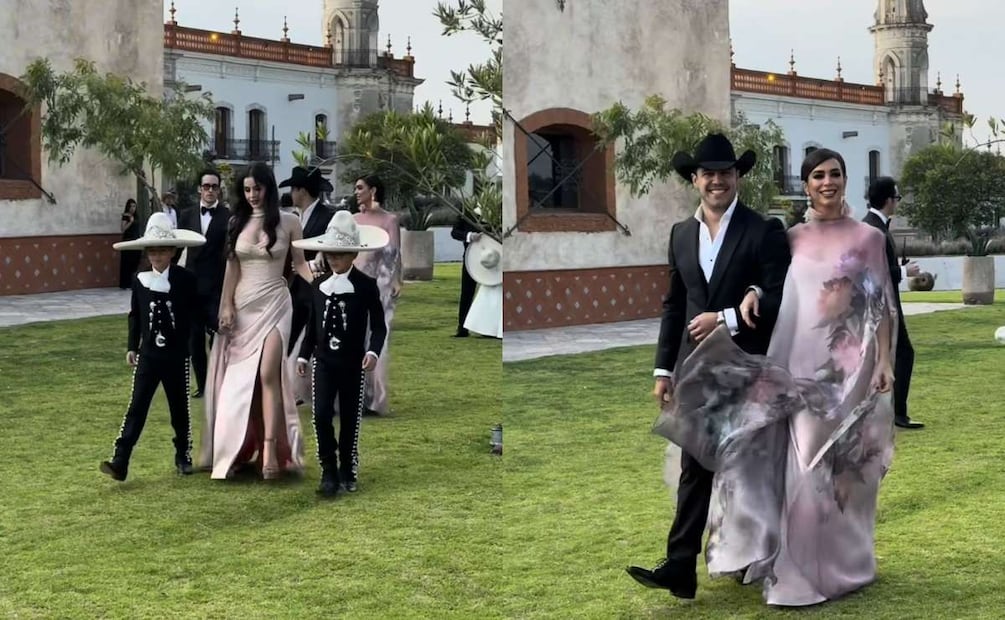 La entrada de la familia de Ale Capetillo / Fotos: Instagram @msabau, @juliouribe1