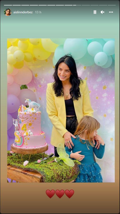 Aislinn Derbez y Mauricio Ochmann festejan juntos los 4 años de su hija