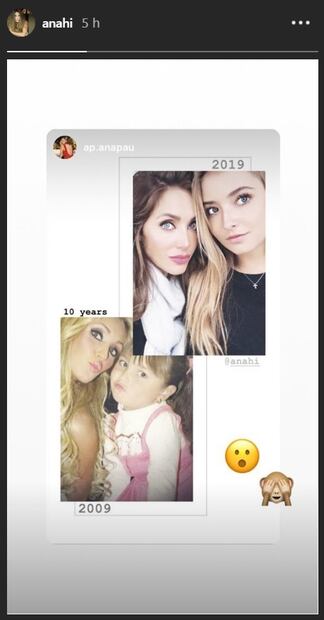 ¡Son idénticas! El 10 years challenge ha demostrado que la sobrina de Anahí se parece cada vez más ella