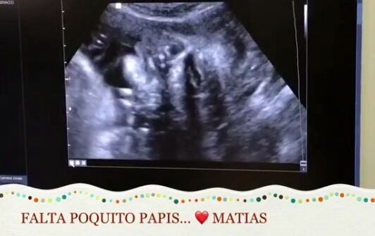 Marjorie de Sousa en su último mes de embarazo