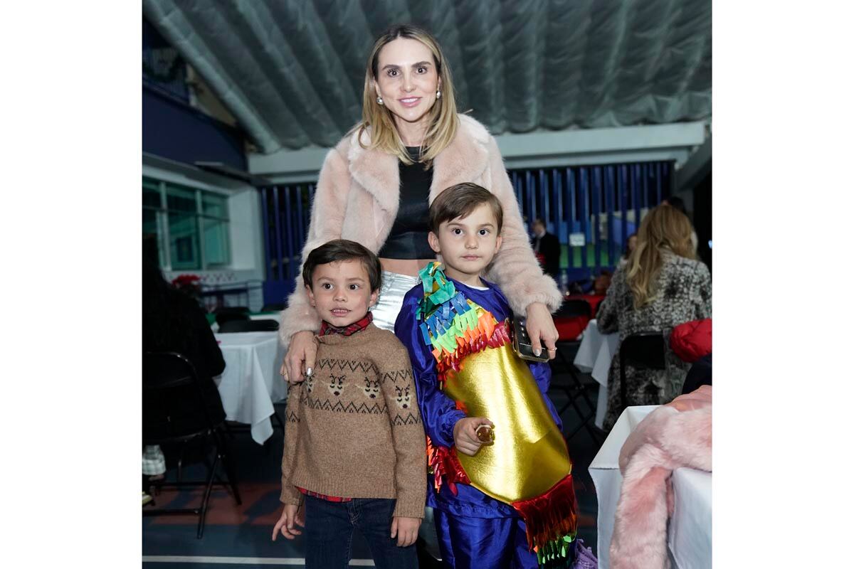 Emir, Priscila Ramírez y Luca. (Foto: Leonardo Gómez)