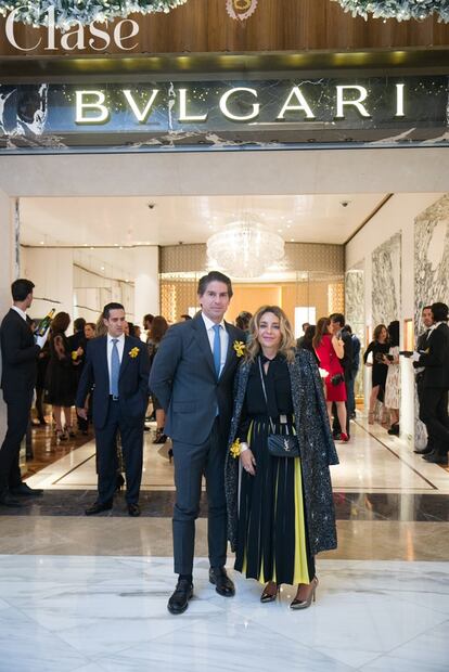 Lady Kitty Spencer y Matteo Bocelli, invitado de lujo de Bvlgari en México
