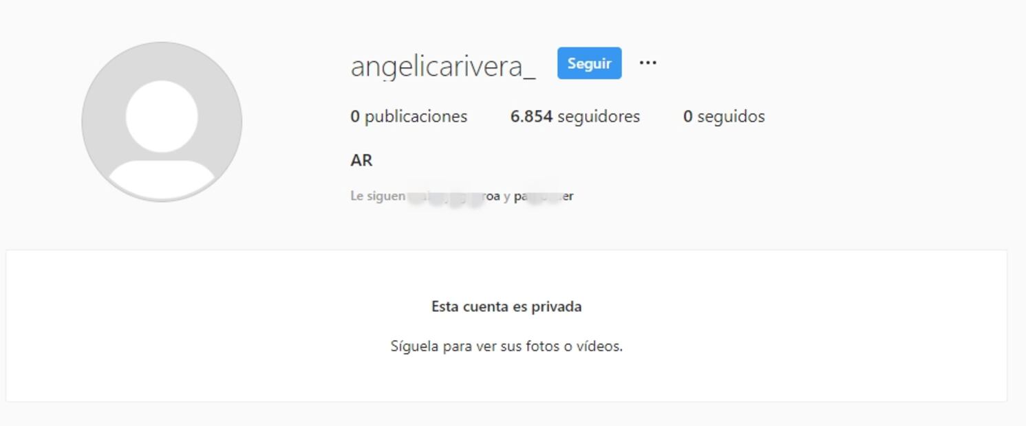 ¿Qué pasó con la cuenta 'secreta' de Angélica Rivera?