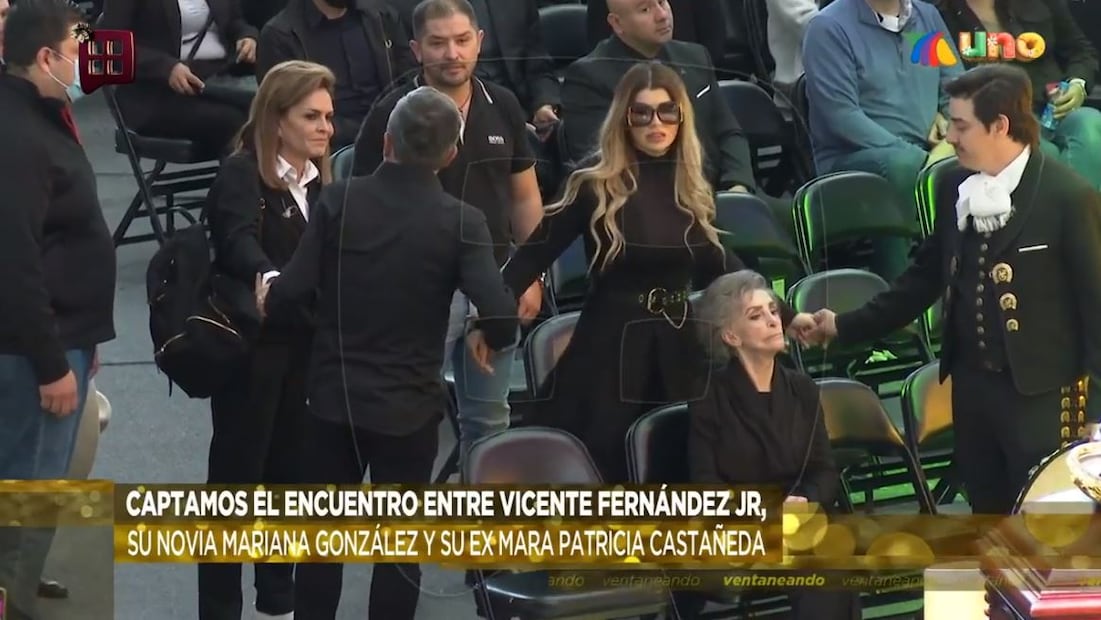 Cuquita Abarca ¿ignoró a Mariana González, novia de Vicente Fernández Jr. y prefirió a Mara Patricia Castañeda?