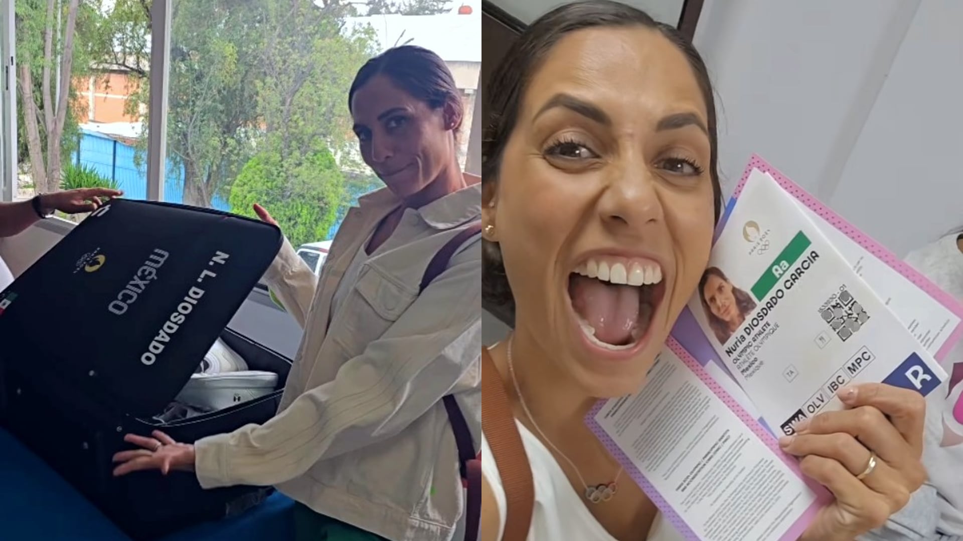 Así recibió Nuria Diosdado su uniforme olímpico para París 2024