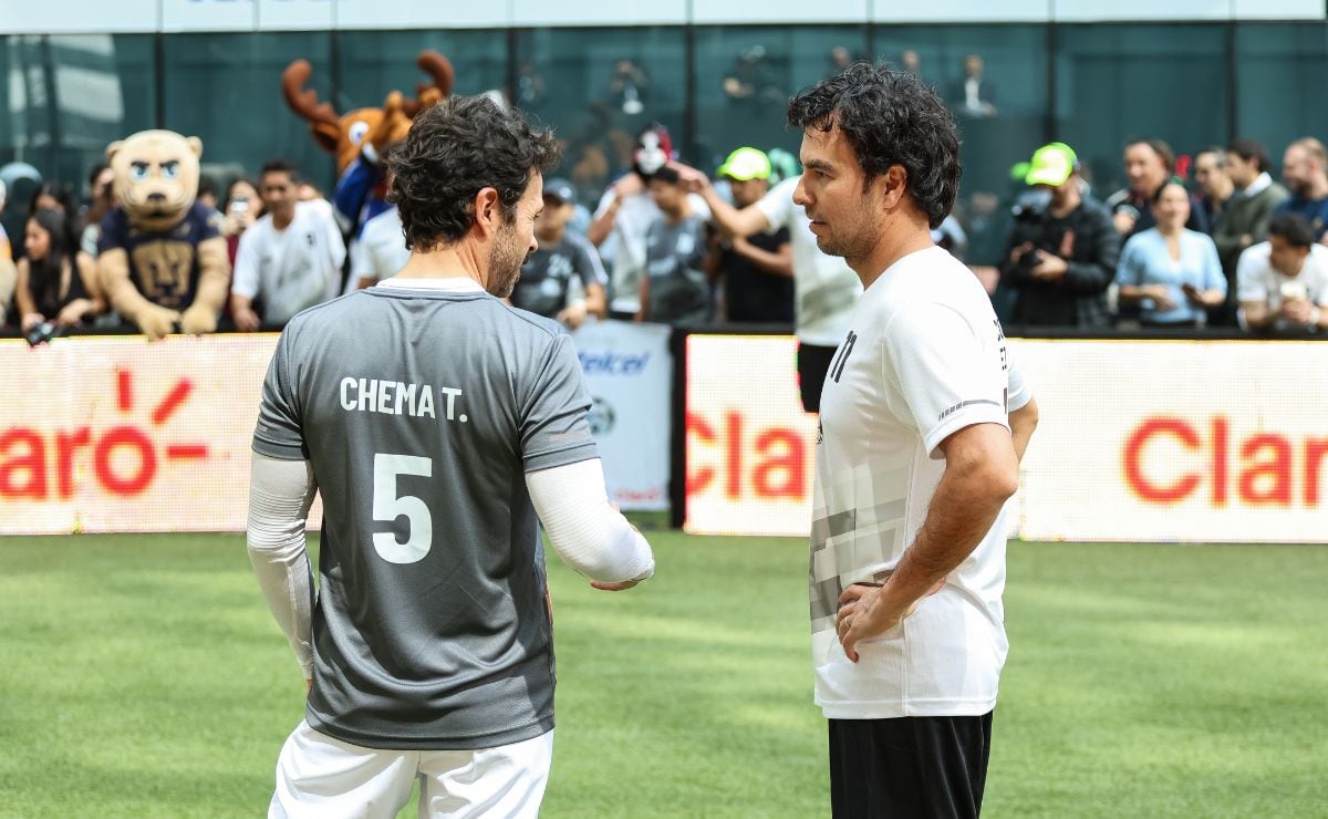 José María Torre y Sergio 'Checo' Pérez. (Foto: Esteban Torreblanca)