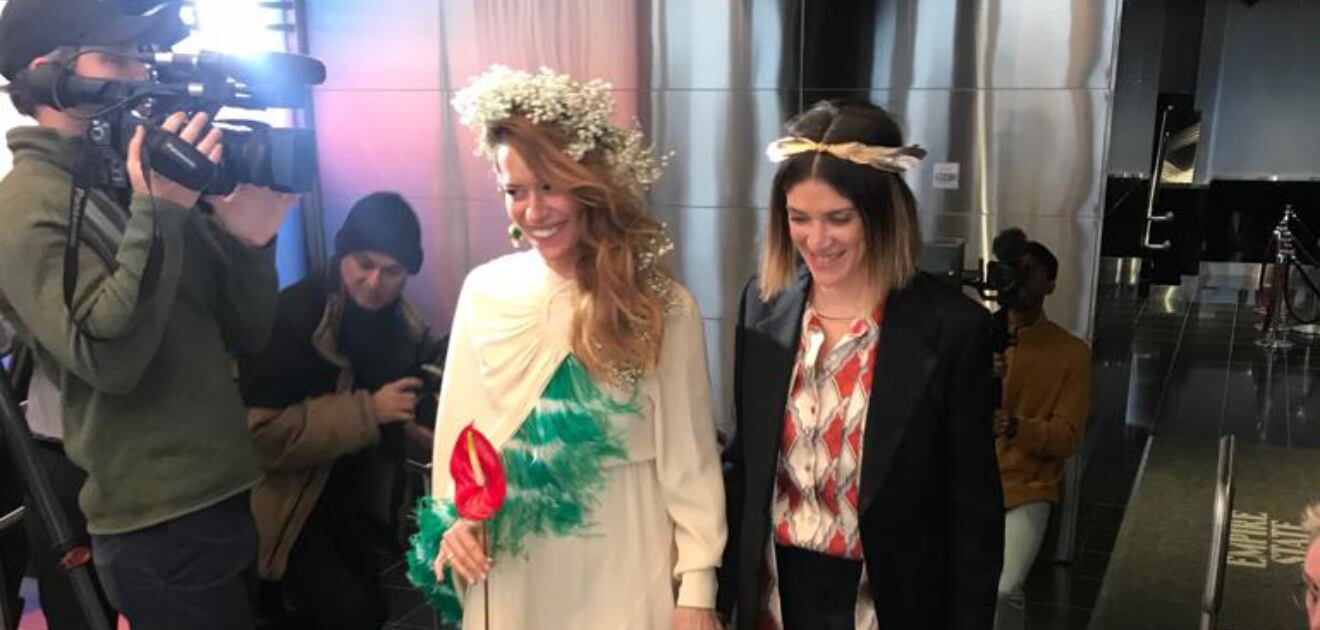 La boda Fabiana Faria y Helena Barquet en el Empire State 