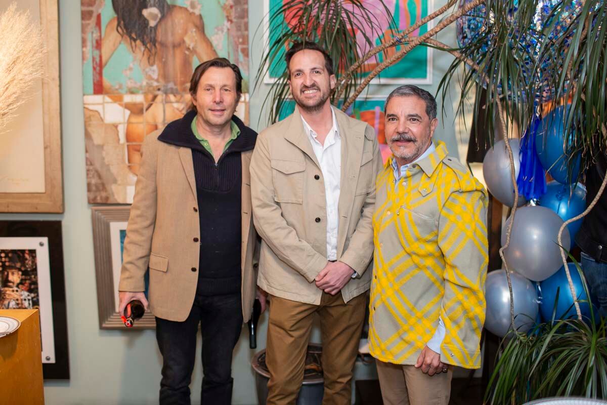 Guy de Touche, Hubert de Ganay y Alonso Taladrid. (Foto: Esteban Torreblanca)
