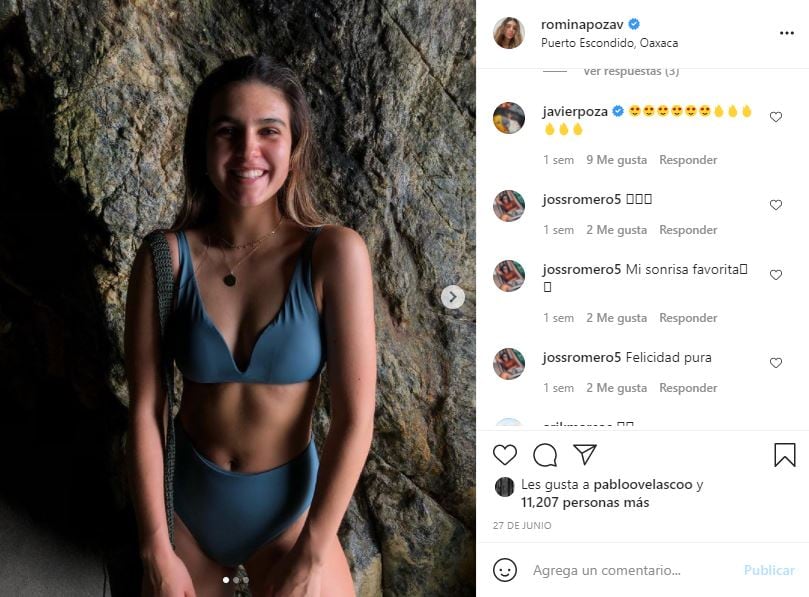 Hija de Mayrín Villanueva, Romina Poza, presume a su novio