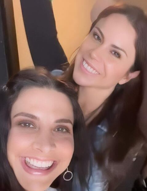 Paola Rojas y Verónica Toussaint/Instagram.