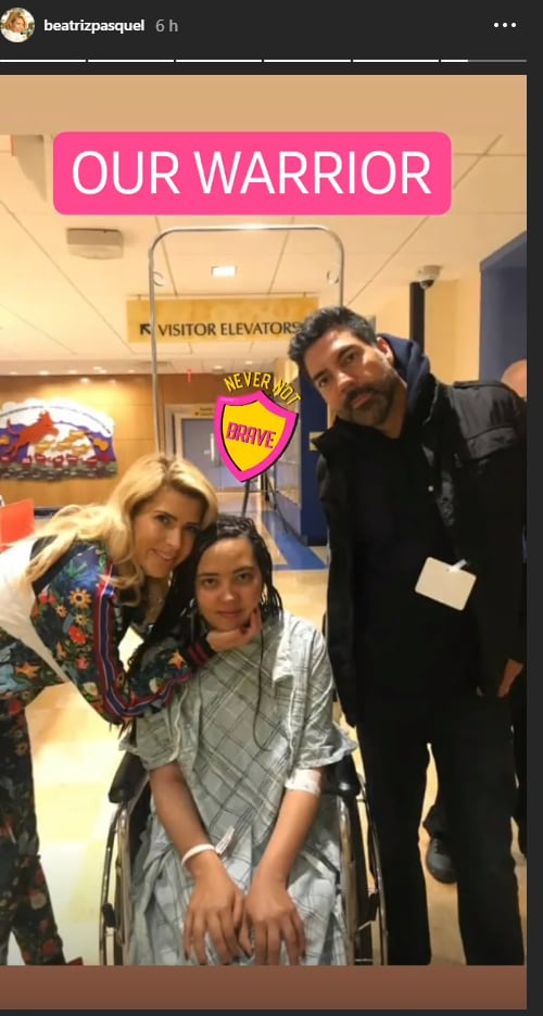 Natasha Moctezuma, hermana menor de Frida Sofía, será operada 