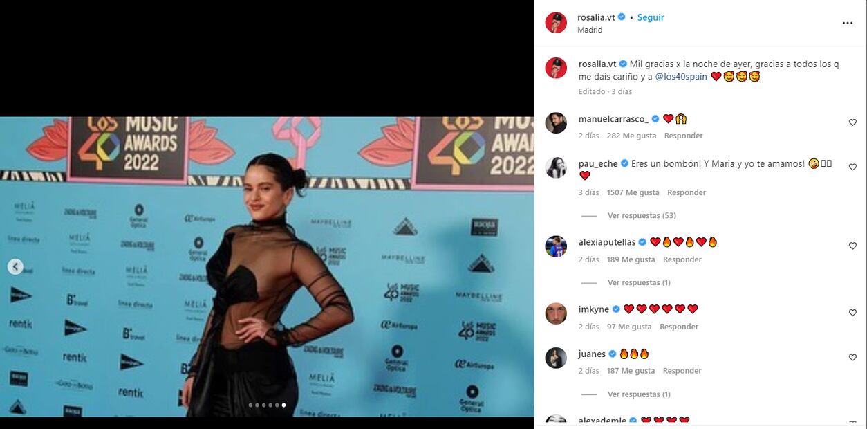 Rosalía tiene el 'naked dress' perfecto para que destaques en estas fiestas