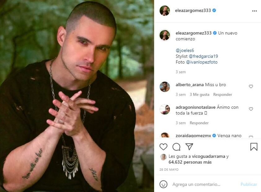Eleazar Gómez anuncia con bombo y platillo su nuevo proyecto
