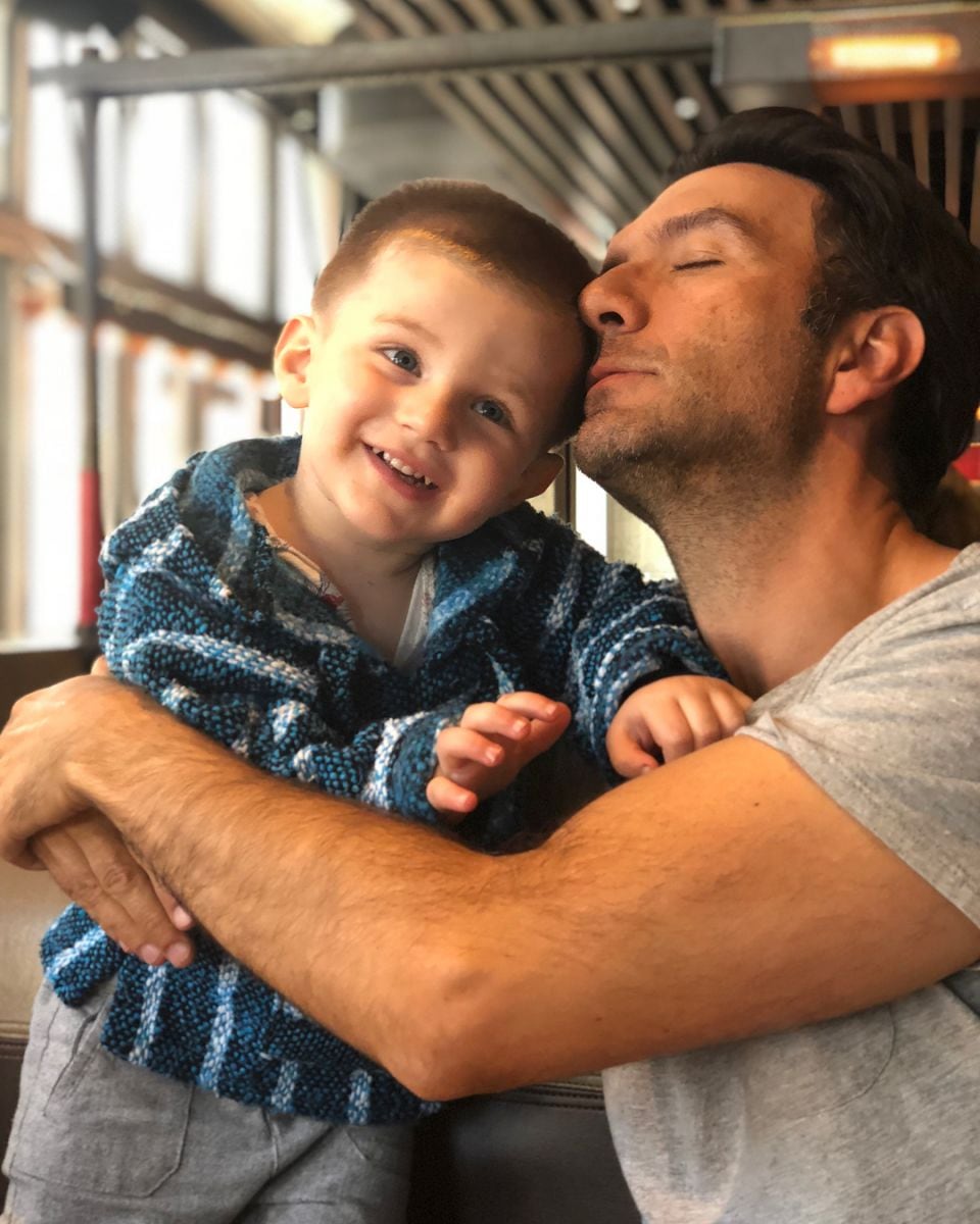 Andrés, el hijo de Leo de Lozanne y Sandra Echeverría / Foto: Especial