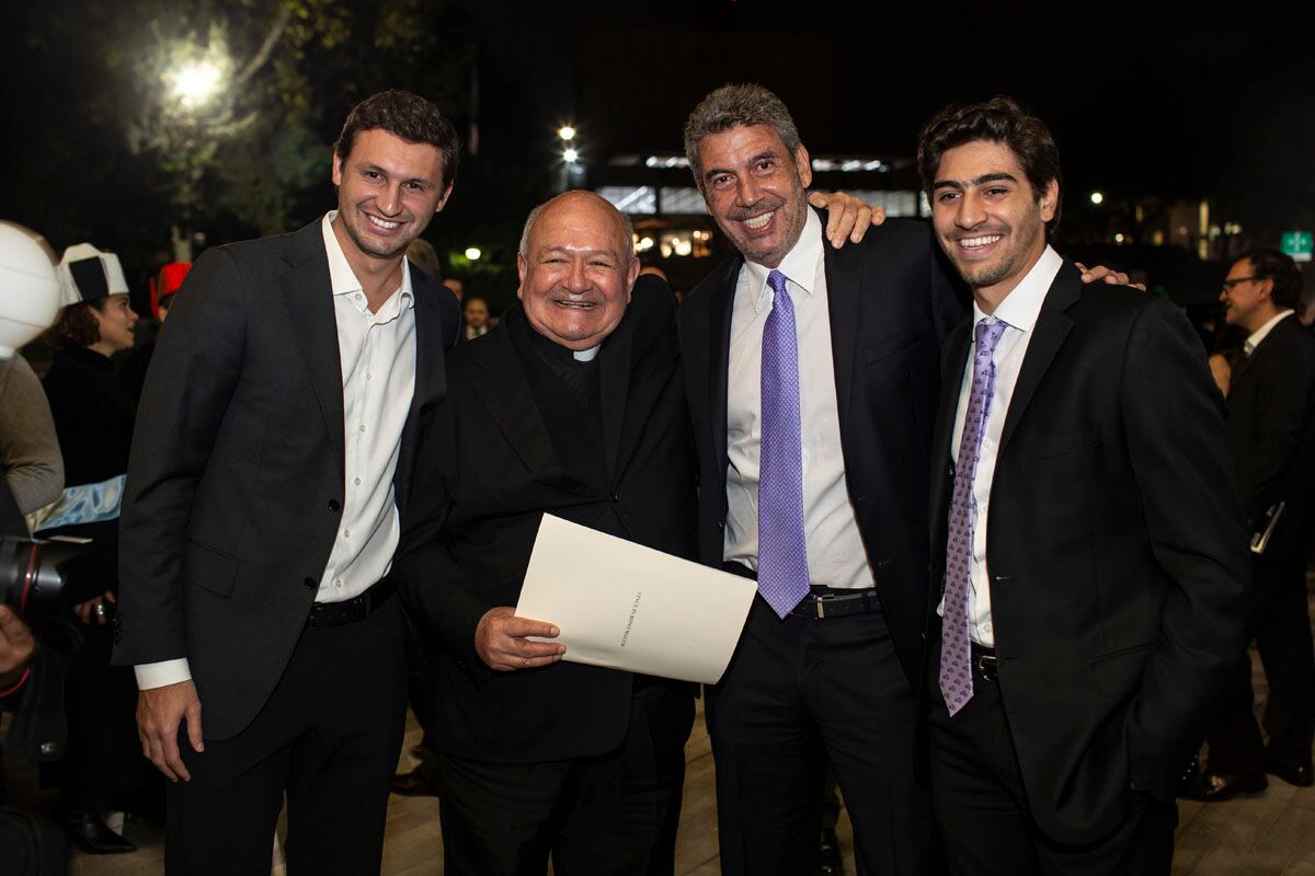 Arturo Elias Slim, Alfonso López, Arturo Elias Ayub y Alejandro Elias Slim. (Foto: Esteban Torreblanca)