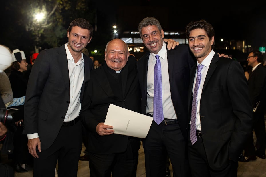 Arturo Elias Slim, Alfonso López, Arturo Elias Ayub y Alejandro Elias Slim / Foto: Esteban Torreblanca