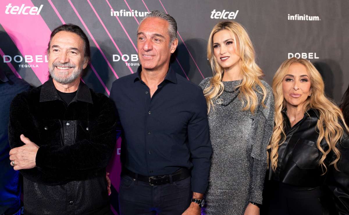 Marco Antonio Solís, Carlos Slim Domit, María Elena Torruco y Cristy Solís / Foto: Héptor Arjona
