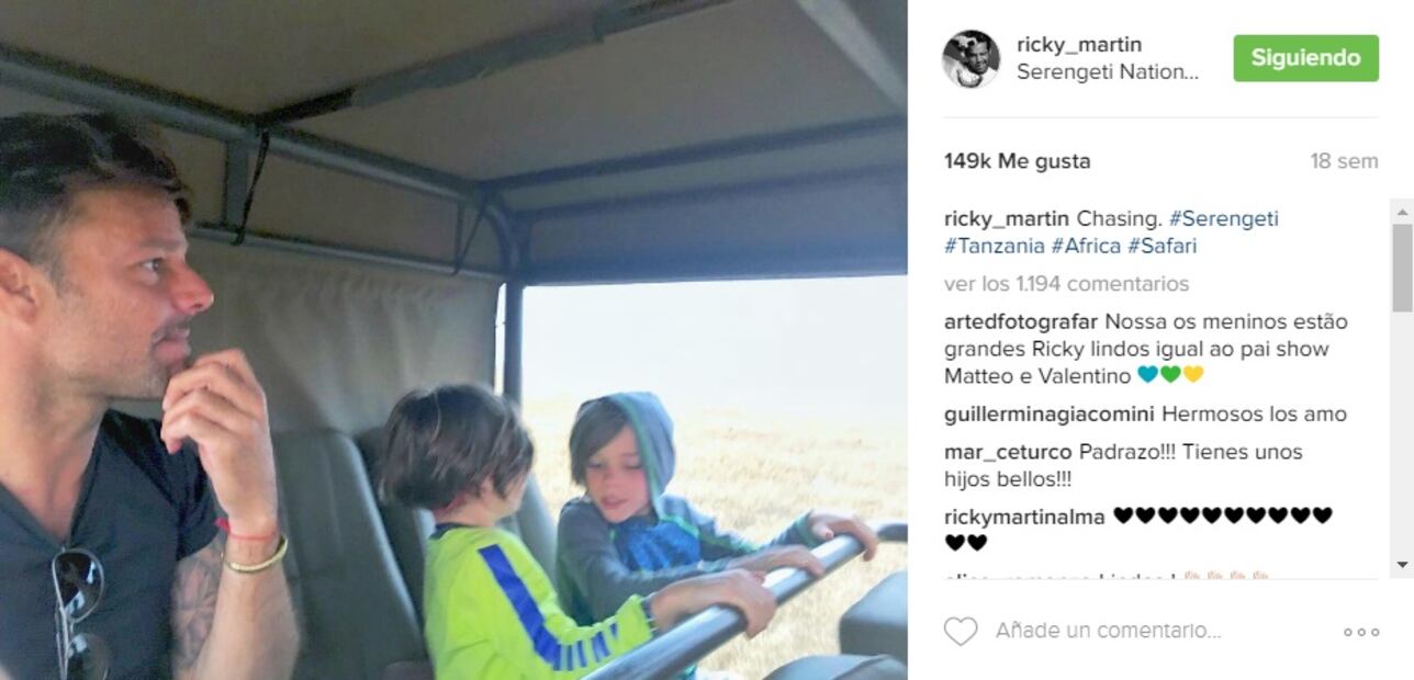 Así lucen los hijos de Ricky Martin a sus 8 años 