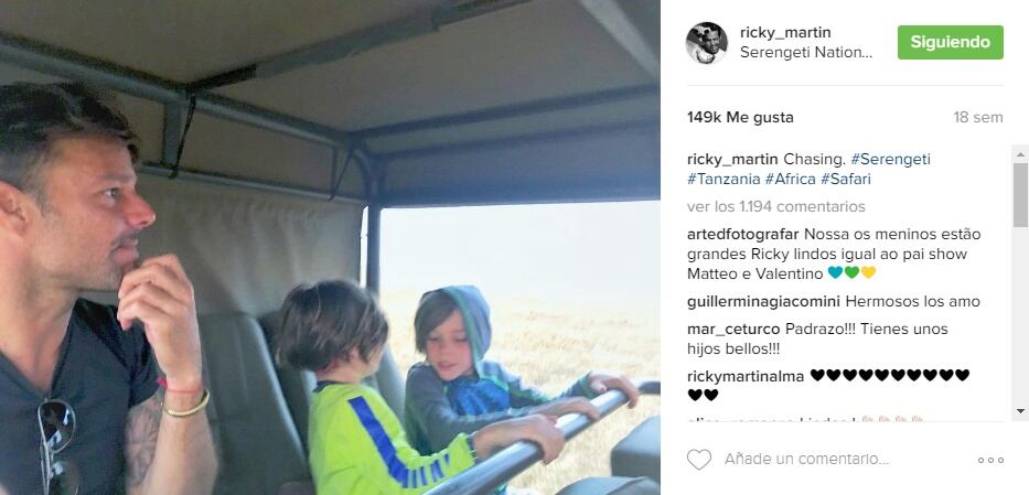 Así lucen los hijos de Ricky Martin a sus 8 años 