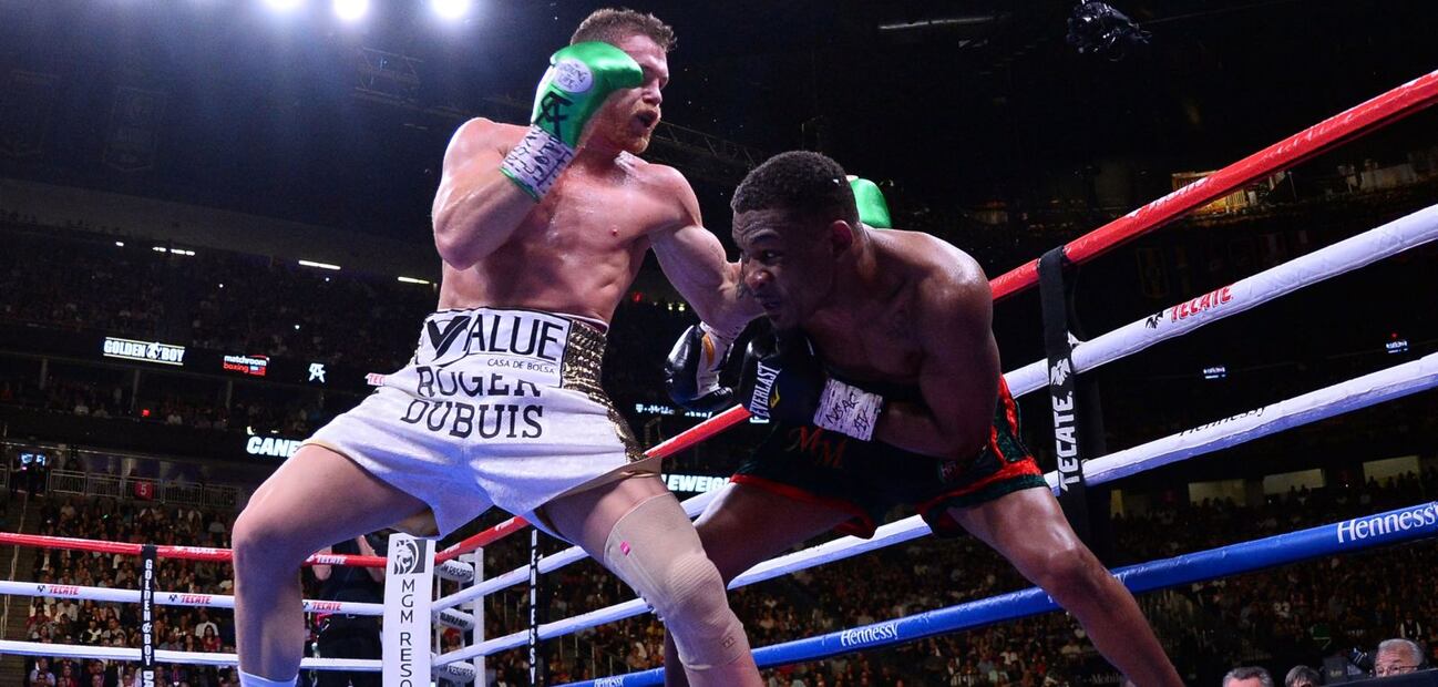 Estas son las 2 marcas que patrocinaron al "Canelo" en la noche de box contra Daniel Jacobs