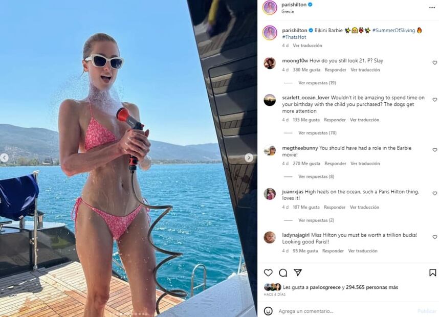Instagram: @parishilton