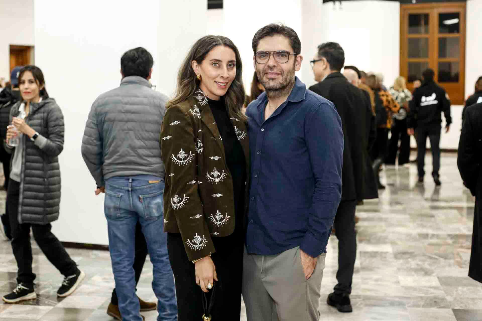 Judith Luna y Mauricio Cabrera. (Foto: Esteban Torreblanca)