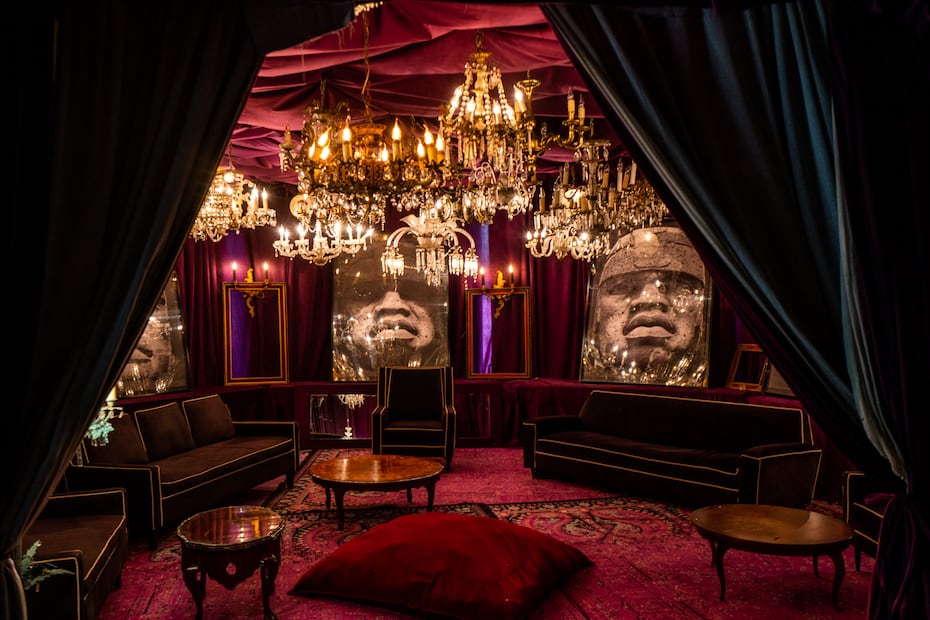 Salón morado en Casa Malca. Foto: Cortesía