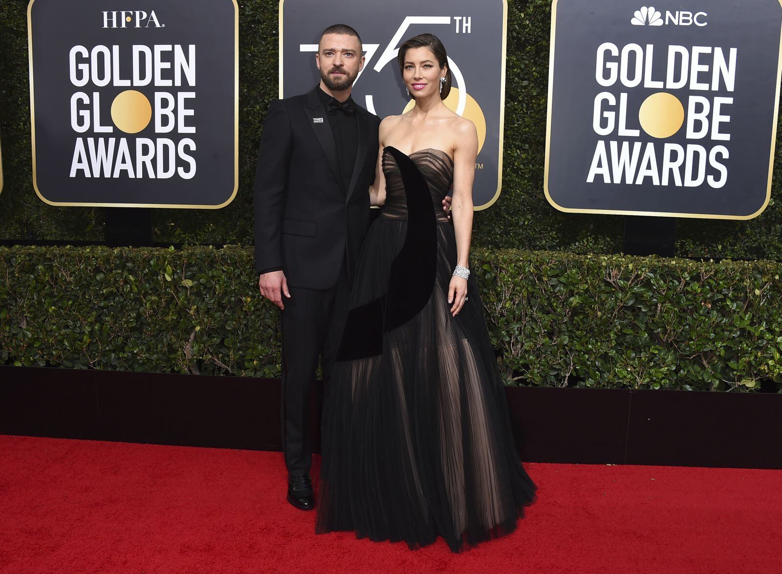 FOTOS: La alfombra negra de los Golden Globes 2018 contra el acoso