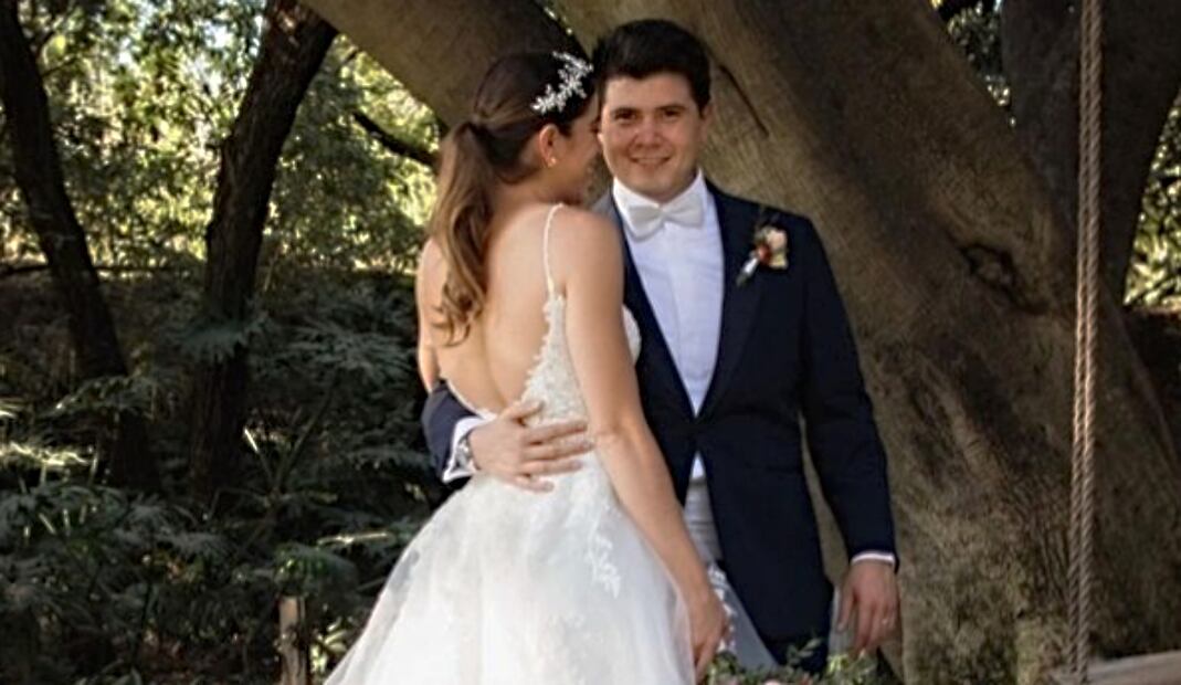 Boda de Alejandra Orozco Loza junto a su esposo Paul Saénz / Foto: Instagram