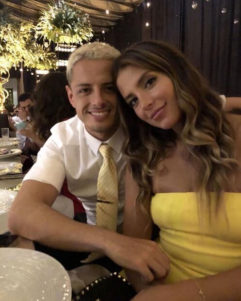 Javier “Chicharito” Hernández y Sarah Kohan, una pareja que muchos extrañan / Instagram