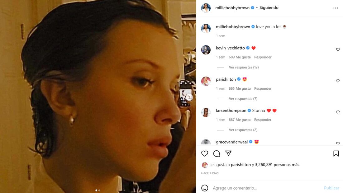 Millie Bobby Brown rescata su look más rompedor de "Stranger Things"