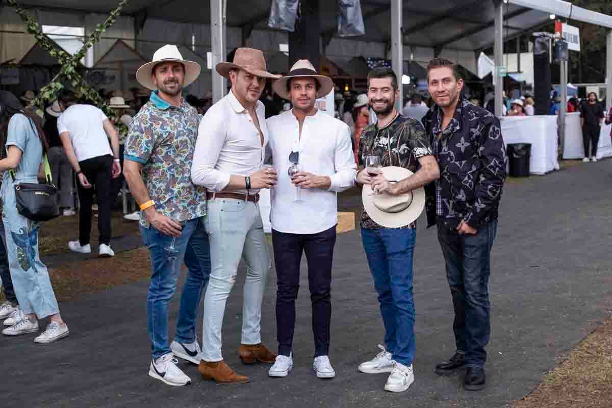 Marco di Santo, Pei Garza, Luis David Santana, Francesco Petrelli y Mickey Blue. (Foto: Esteban Torreblanca)