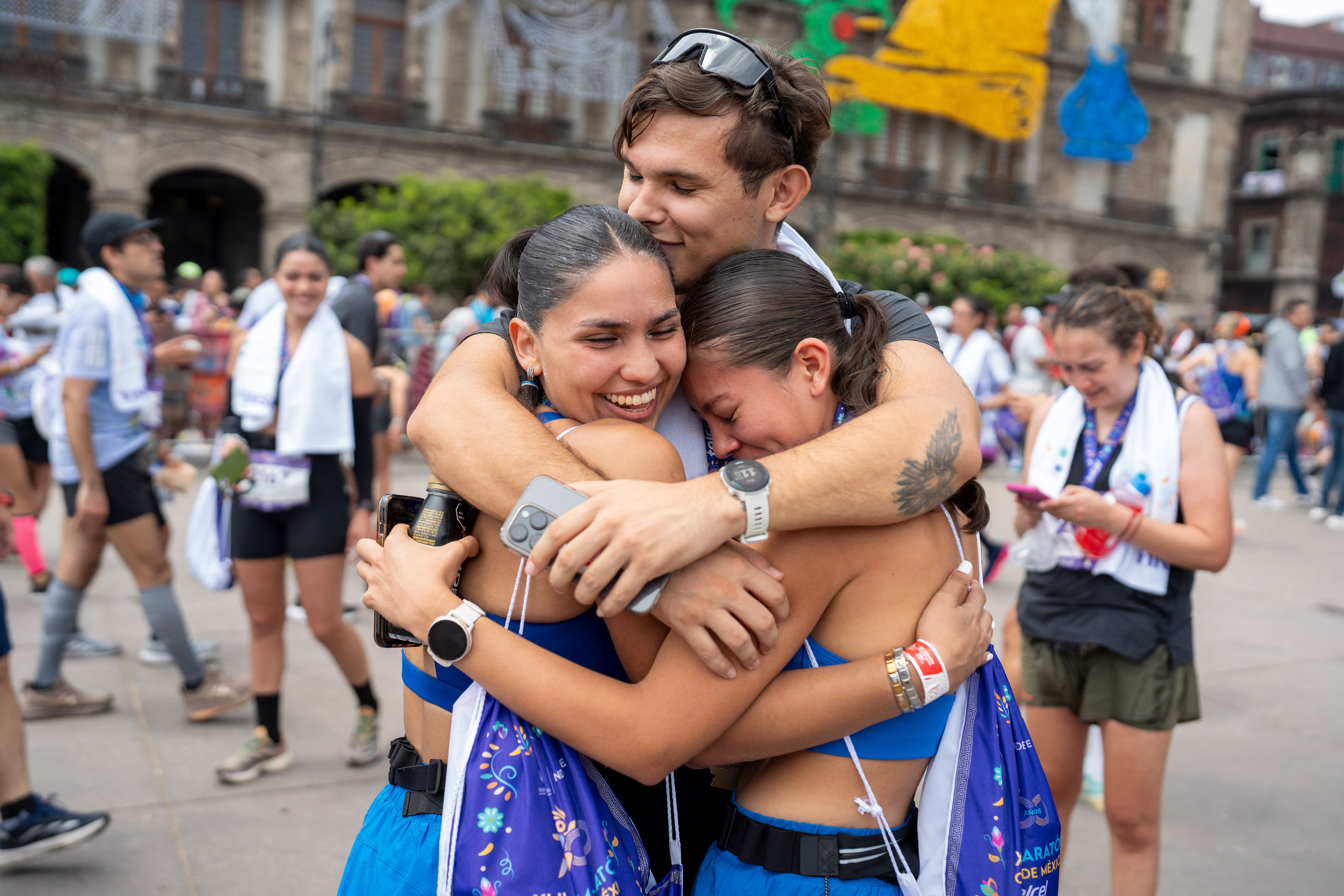 Bárbara Martínez, Arturo Celis y Mariana Patino. (Foto: Héctor Arjona])