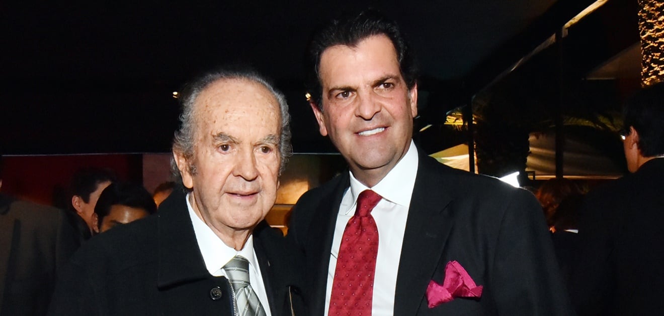 Alejandro Baillères junto a su papá Alberto/ Foto: Archivo El Universal