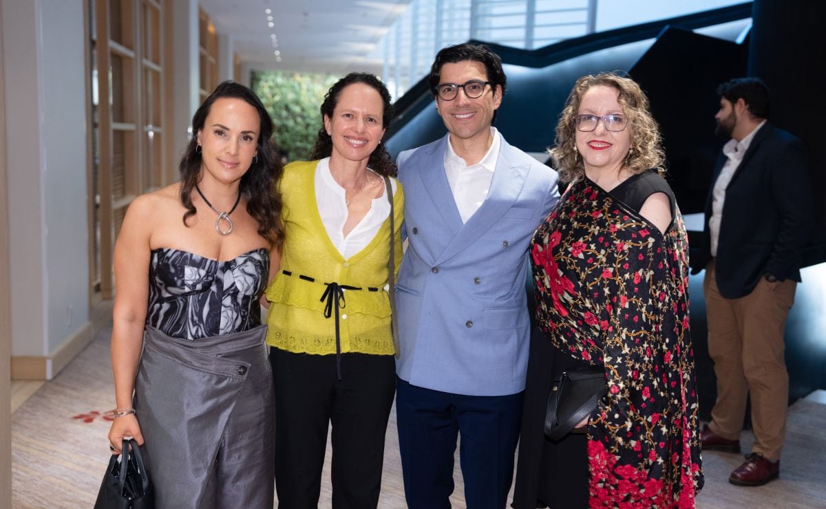 Susana Cohen, Carol Perlman, Mauricio González y Talia Wegman (Foto: Leonardo Gómez)