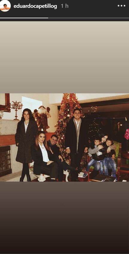 FOTOS: la conmovedora postal navideña de la familia de Eduardo Capetillo y Biby Gaytán 
