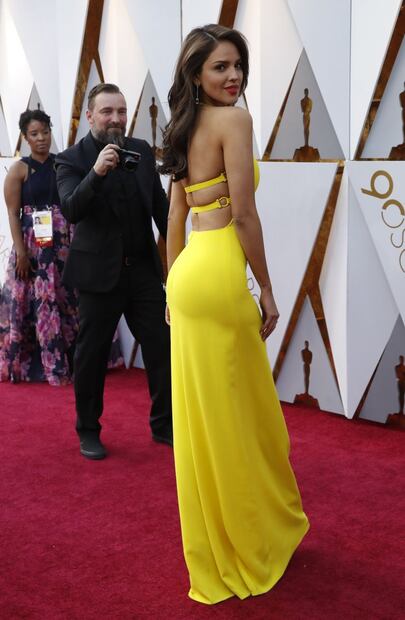 El grito de Eiza González en la alfombra roja de los Oscar