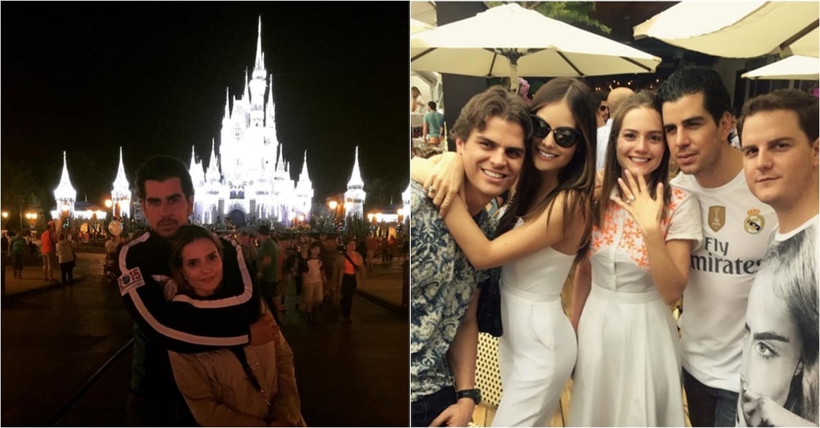 La historia de amor en FOTOS de Alejandro Valladares y Miriam Huber