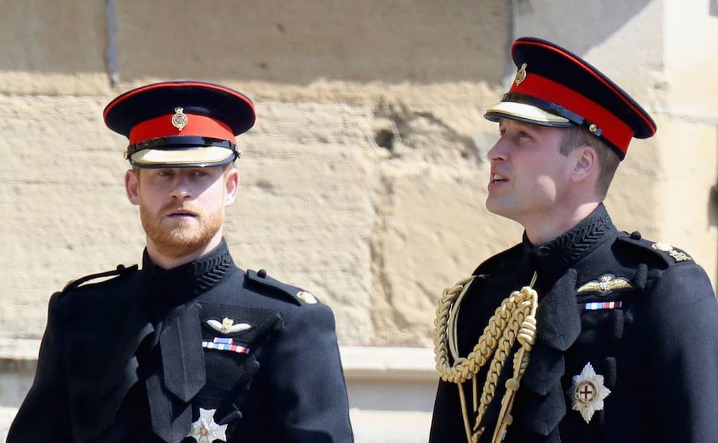 El príncipe William y el príncipe Harry / Foto: AFP