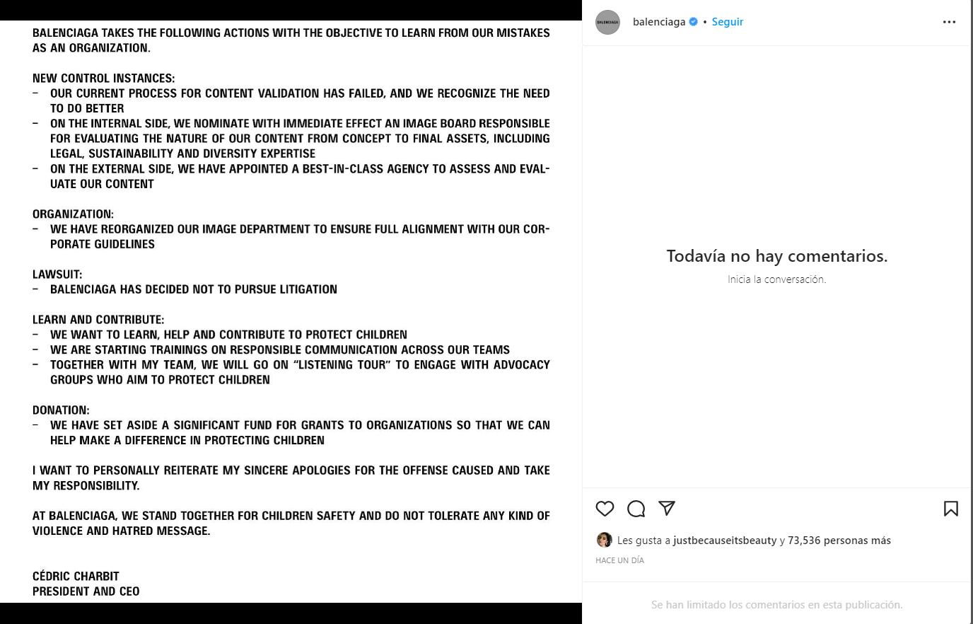 Balenciaga retira demanda contra North Six Inc., creadora de la perturbadora campaña sexual