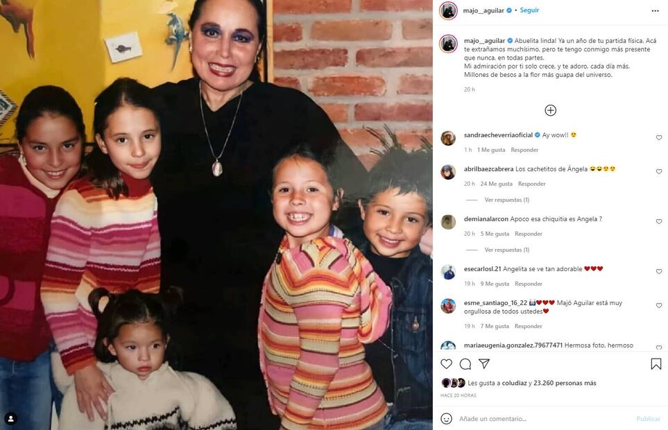 Ángela Aguilar recuerda a Flor Silvestre a un año de su muerte