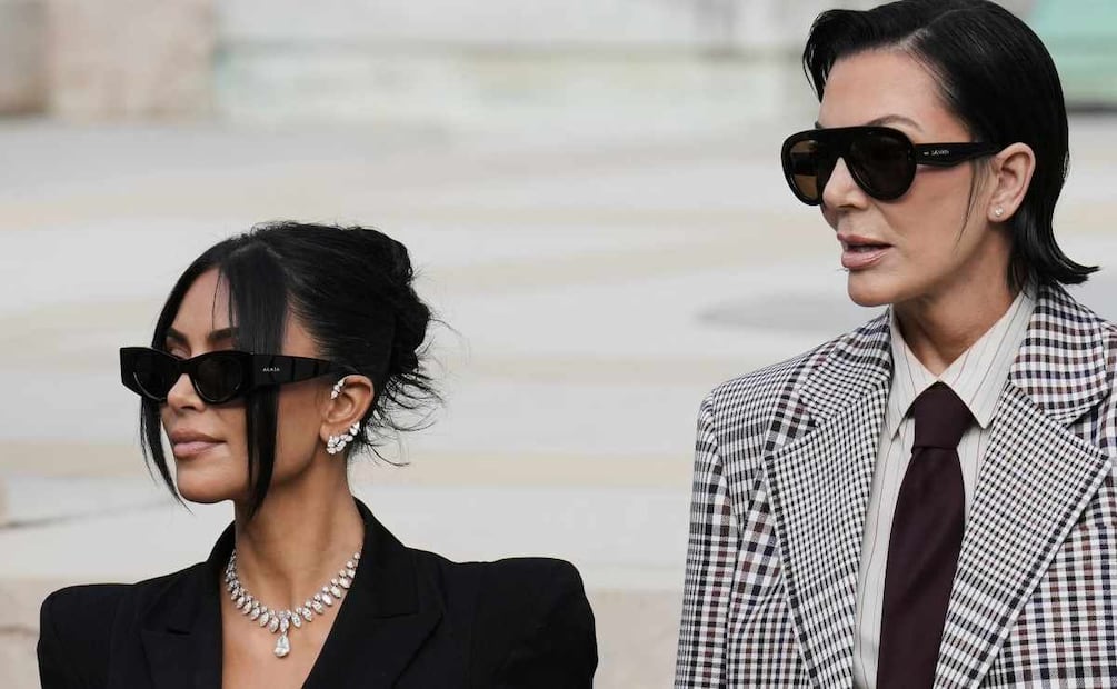 Kim Kardashian y Kris Jenner en París / Foto: Aurelien Morissard - AP